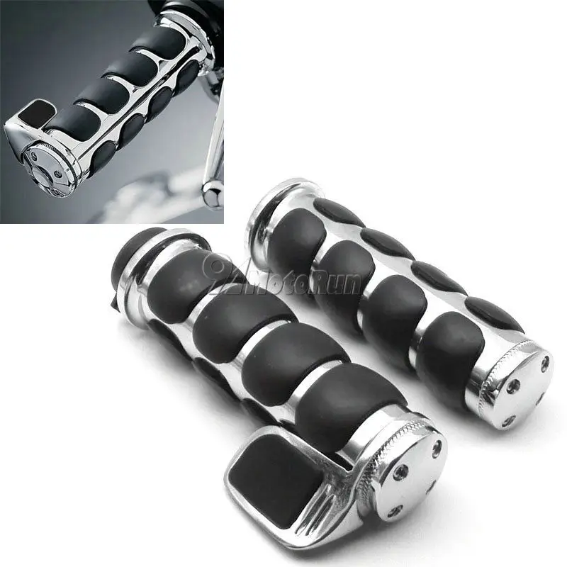 1/" Handlebar Hand Grips For Honda VTX 1300 1800 C R S RETRO VT750 VT1100 VT700