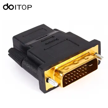 

DOITOP DVI 24+1 to HDMI Converter Male to Female Adapter Convertor Cable HDMI TO DVI dvi-d 24+1 Adapter for HDTV LCD PC #3