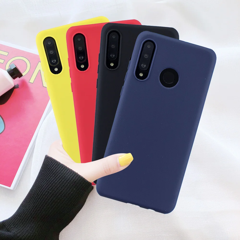 

Candy Color Case For Huawei P20 P30 Lite Mate 20 Lite Pro Y5 Y7 Y6 2019 case Honor 8S 9S 8A Coque Soft TPU Protection Back Cover