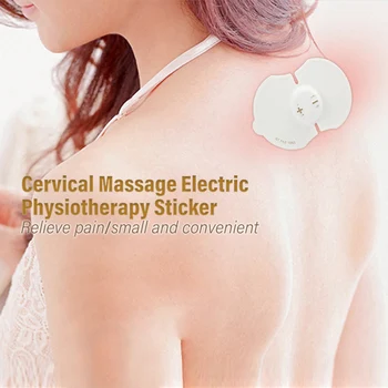 

Mini Massager For Neck Smart Electric EMS Muscle Massager Neck Back Massage TENS Cervical Vertebra Therapy Slimming Tool