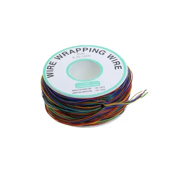 

PCB Test Core Line 30AWG Wire Single Tinned Copper Wire 8-color Board Cable Roll