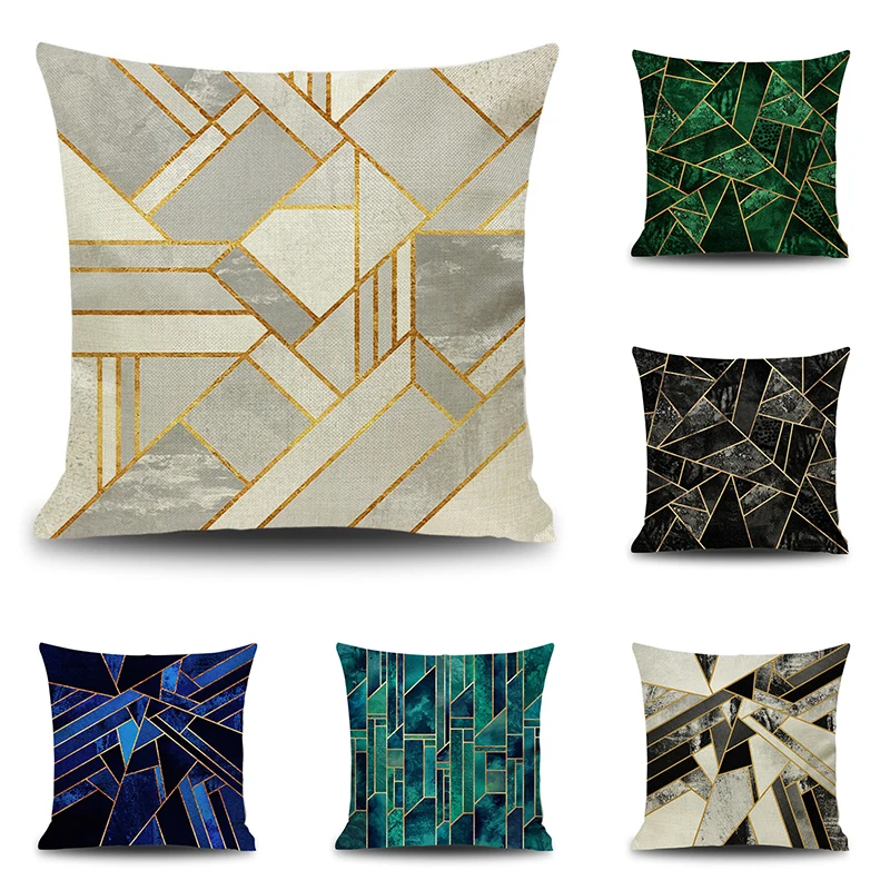

New Decorative Cushion Cover 45x45cm Home Decor Cushion Cover Love Geometry Throw Pillowcase Pillow Covers Free Shipping