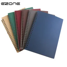 

EZONE Spiral Notebook Loose Leaf NoteBook Line Page Traveler Jurney Diary Coil Notepad School Office Stationery Supply Papelaria