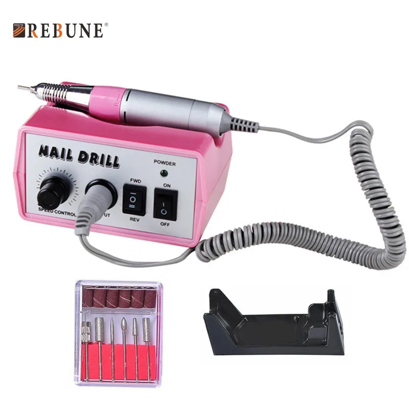 REBUNE Pro 40W 35K RPM Electronic Nail Gel Remover Machine Set Multifunction Graver Quality Professional Nail