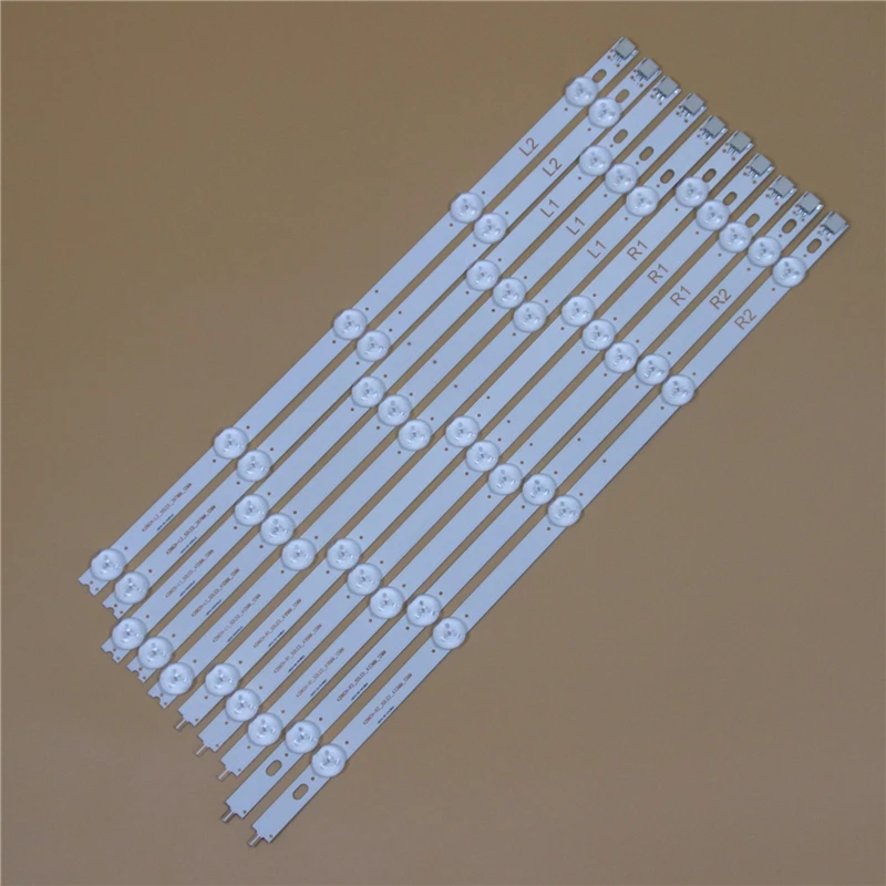 TV LED Light Bars For LG 42LN5400 42LN5403 42LN5404 42LN5405 42LN5406 Backlight Strips Kit 10 LED Lamps Lens 10 Bands LC420DUE