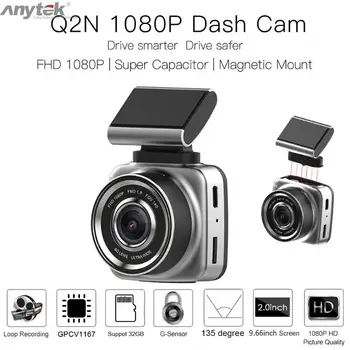 

Anytek Q2N 2.0" Screen Mini Car DVR Camera Full HD 1080P 135 Degree Lens Dash Cam Video Recorder Registrator G-sensor Dashcam