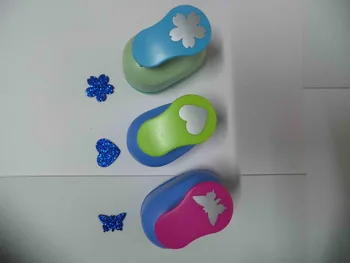 

3pcs(2.5cm) sakura,heart,butterfly shape craft punch set Punch Scrapbooking school Paper Puncher eva hole punch free shipping