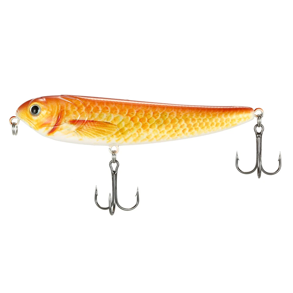 

Lixada 1 PCS Fishing Lure Hard 3D Simulation Fish Bait Big Artificial Bait Topwater Bait with Treble Hook Fishing Tool Pesca