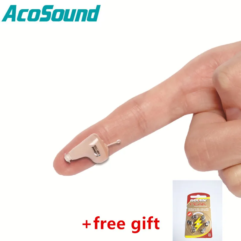 

AcoSound Programmable Hearing Aids 210IF Digital Invisible CIC for the elderly Mini In Ear Sound Amplifier Best Hearing Device