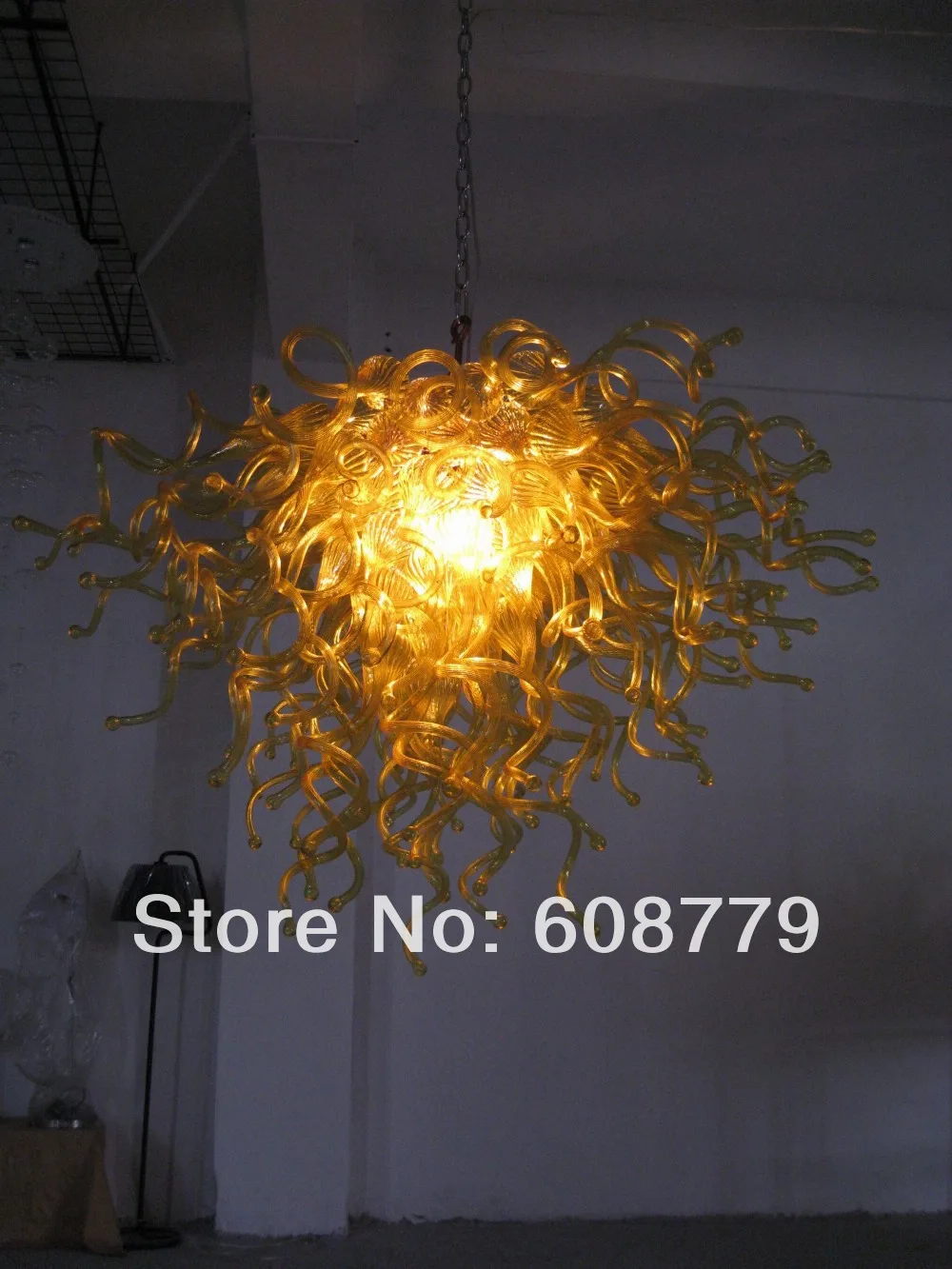 ^Cheap Interior House Decorative K9 Crystal Amber Chandelier In Yellow ^Cheap Interior House Decorative K9 Crystal Amber Chandelier In Yellow