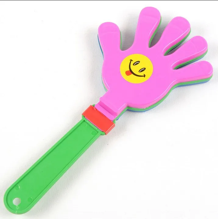 1 pcs قطع/دفعة من البلاستيك التصفيق اليد التصفيق لعبة المشجع اطفال الموسيقى لعب اطفال اللعب لعب التصفيق