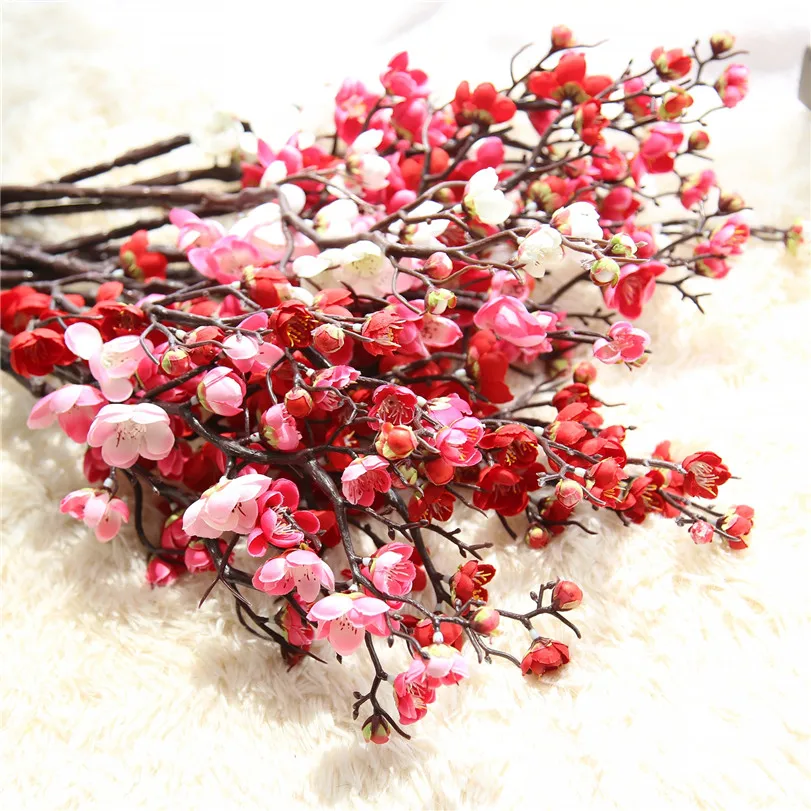 10 шт. искусственные цветы для дома и стола|flower party decoration|artificial flowers cherry blossomflower |