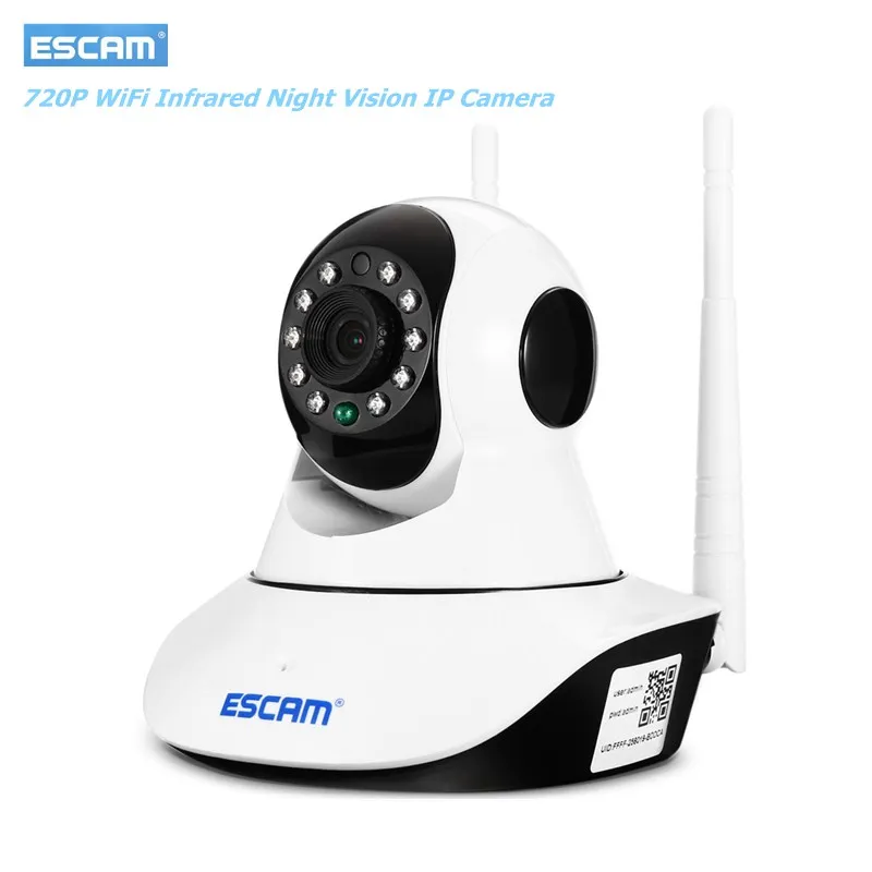 

ESCAM G02 Dual Antenna 720P WiFi IP Camera Pan Tilt Function Support ONVIF Max Up To 128GB Video Monitor Security Camera