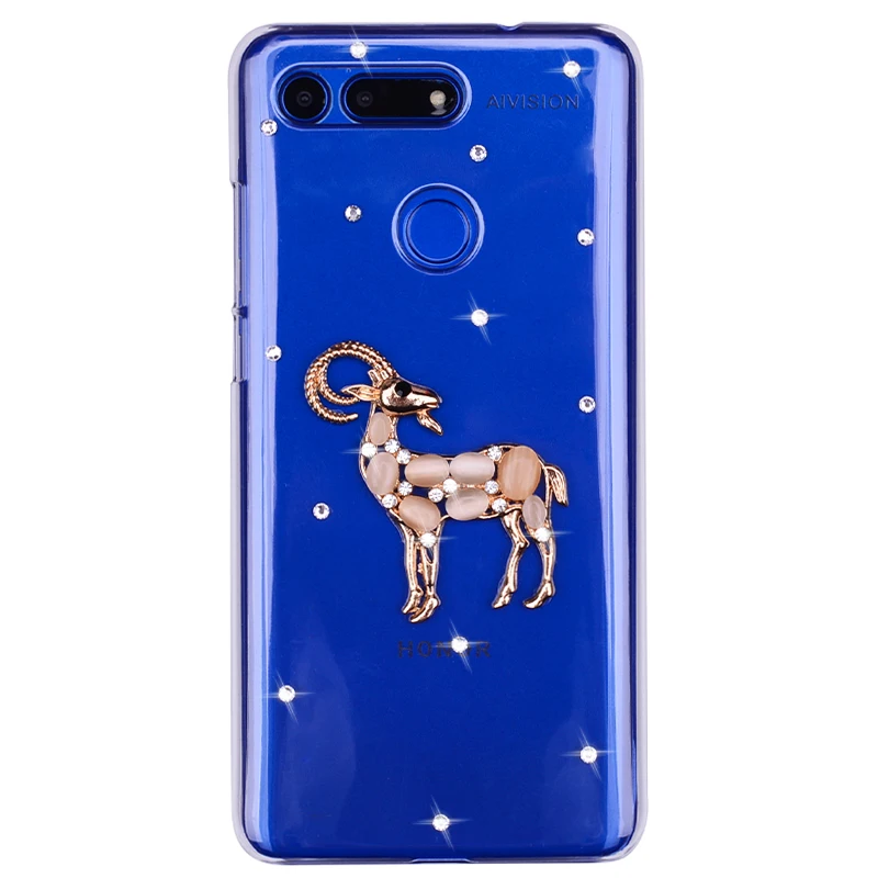 Блестящий чехол для телефона с кристаллами Huawei P Smart 2019 P20 Pro P10 P8 P9 Lite 2017 Nova 2 2S 2i Honor 8