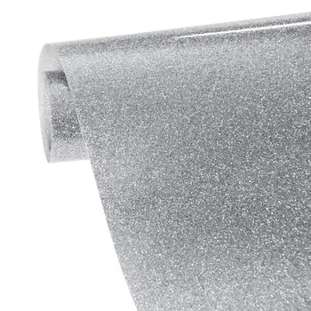 

Glitter Heat transfer vinyl drop shipping 25*100cm heat transfer HTV for T shirts iron on vinyl easy to cut weed home decor film
