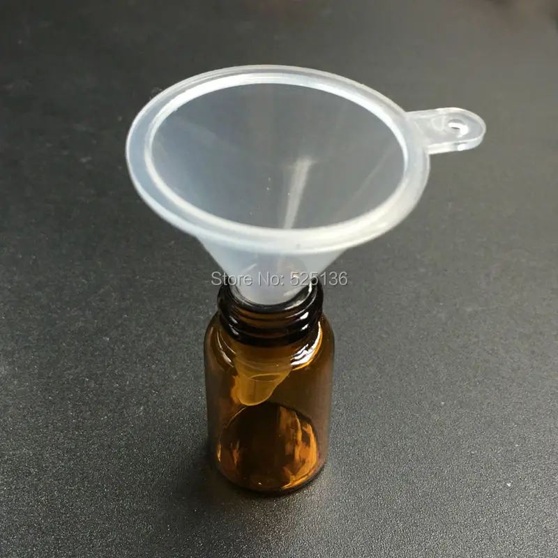 10Pcs Mini Funnel Filling Empty Bottle Packing Tool For Travel Plastic Mini Small Funnels For Perfume Liquid Essential 5