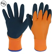 Ким Юань нейлоновые трикотажные рабочие перчатки с технологией микропены и лайнером из спандекса с нитриловым покрытием рабочие перчатки мужские тонкие рабочие перчатки