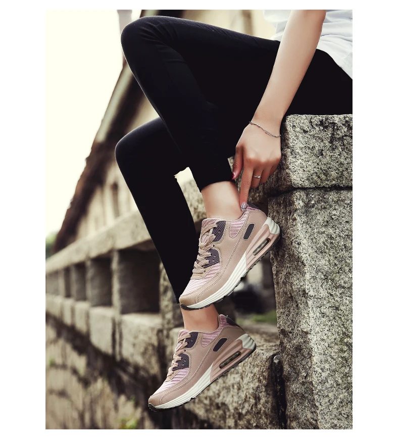 Кроссовки; женские кроссовки для бега; дышащая сетчатая трикотажная обувь на плоской платформе; Wege; спортивная обувь; женская обувь; zapatillas hombre Deportiva