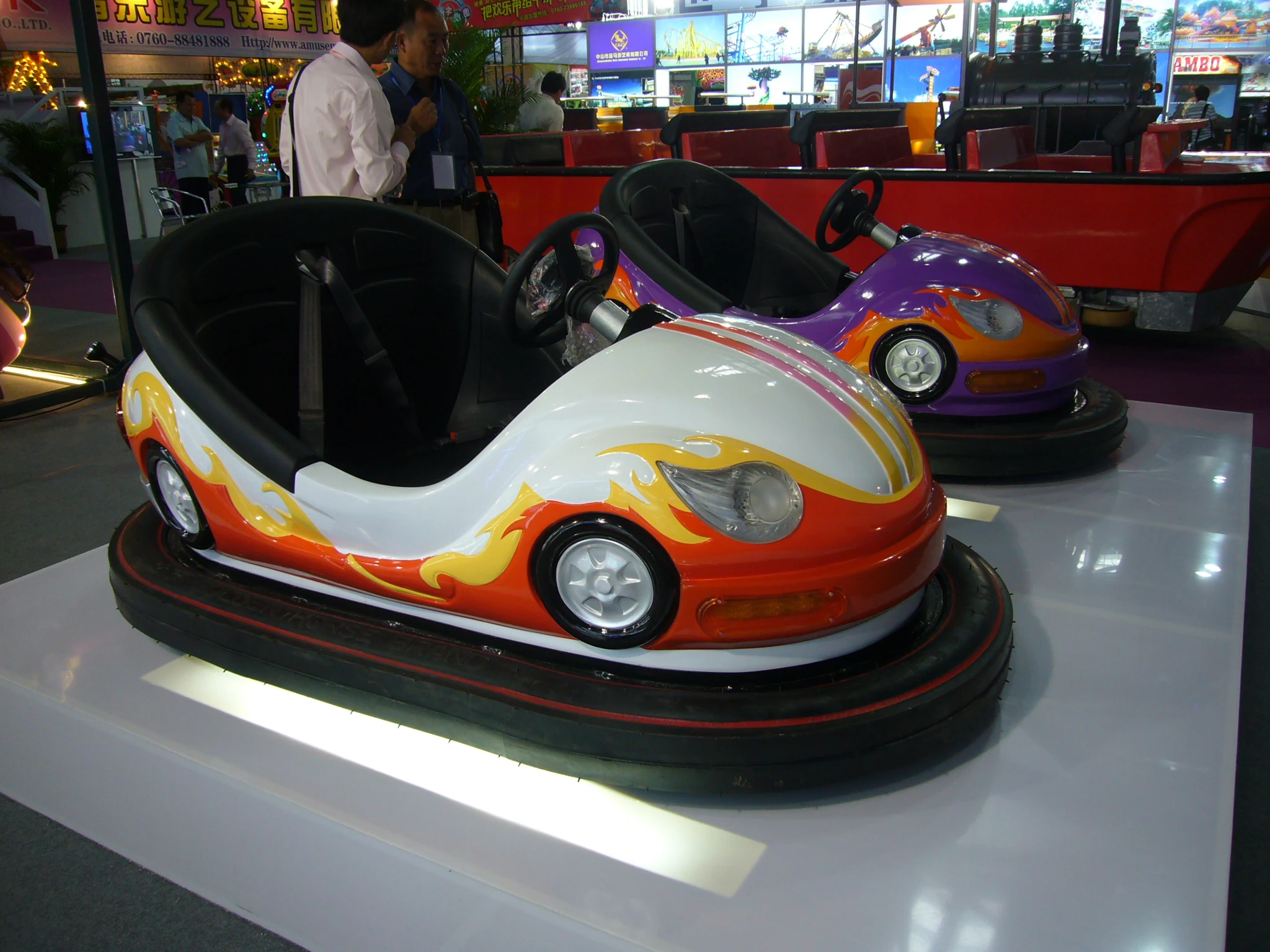 Ground-Grid Electric Bumper Car for Amusement Park