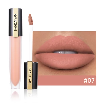

Matte Lipgloss Sexy Liquid Lipstick Waterproof Long Lasting Pigment 3D Nude Glitter Style Lip Gloss Cosmetic Beauty Red Lip Tint