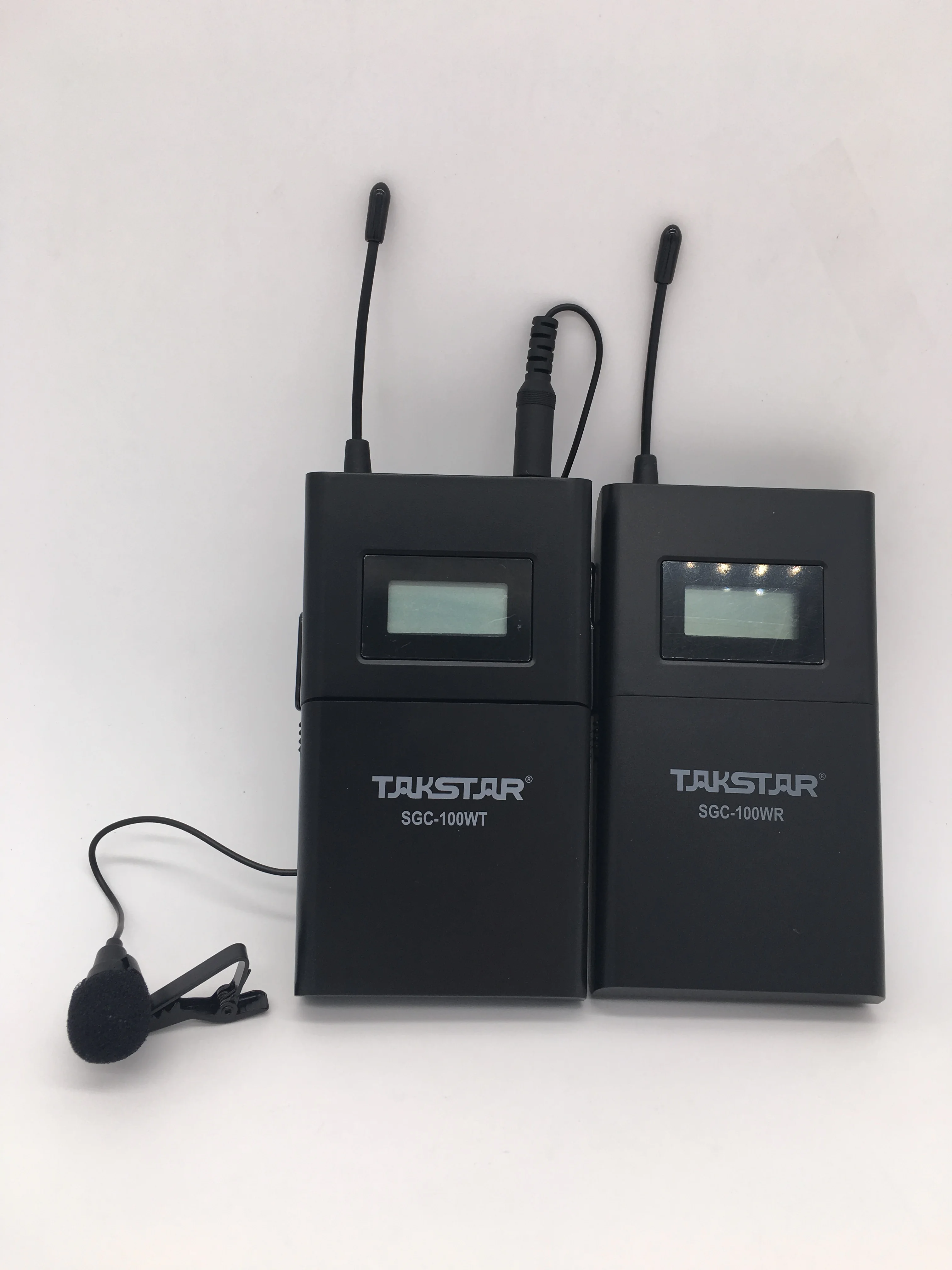 

Takstar SGC-100W wireless lavalier lapel mic system Canon Nikon DSLR camera recording mic for audio video,interview,shooting