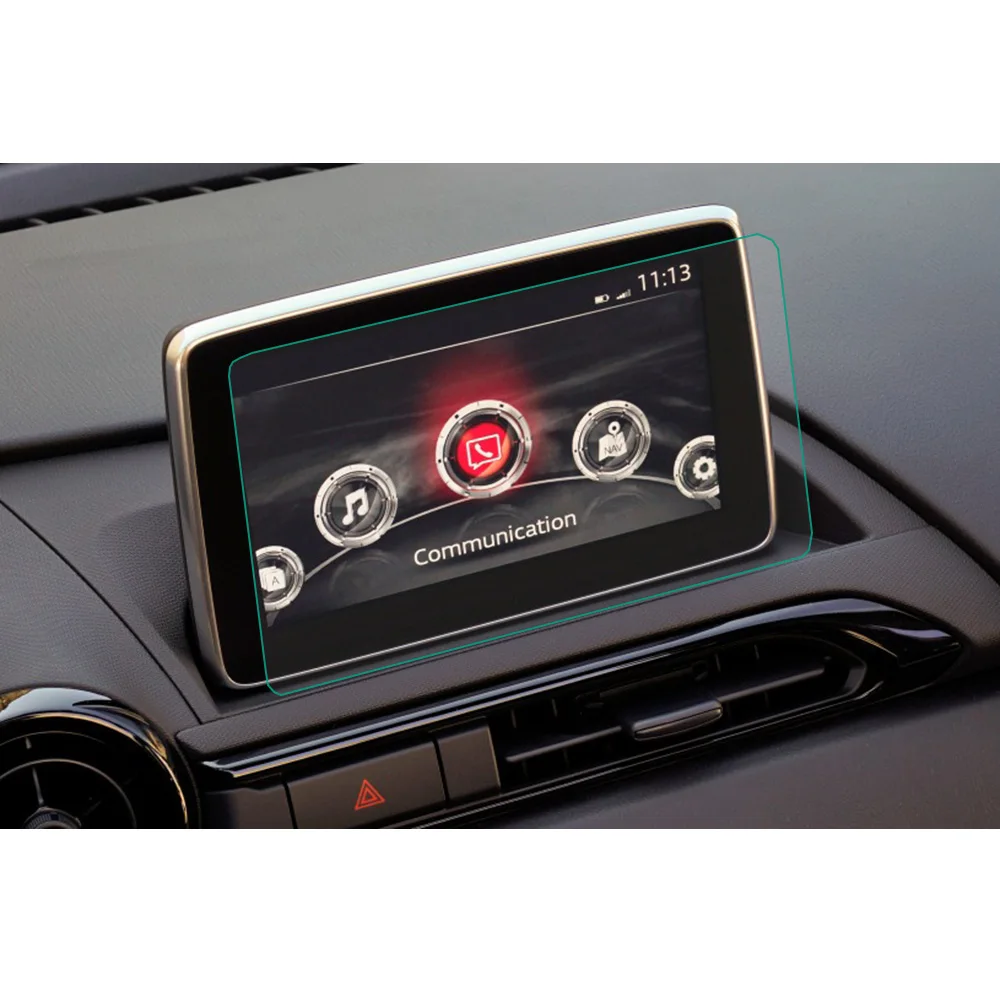 

Car Navigation Screen Protector Film for Mazda CX-3 MX-5 2016-2019 7-inch HD Tempered Glass Film Auto interior accessories