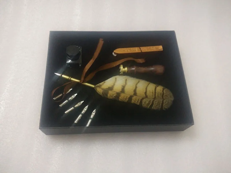 Set Inglês Caligrafia Caneta de Presente de Natal