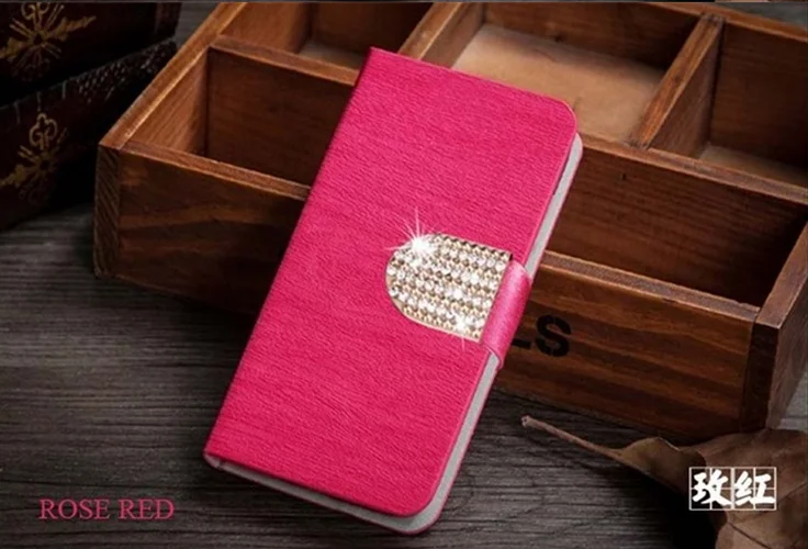Xiaomi Redmi Go чехол из искусственной кожи роскошный Filp чехол-кошелек для Xiaomi Redmi Go мобильный телефон Защита экрана задняя крышка 5 дюймов - Цвет: MV Rose with diamond