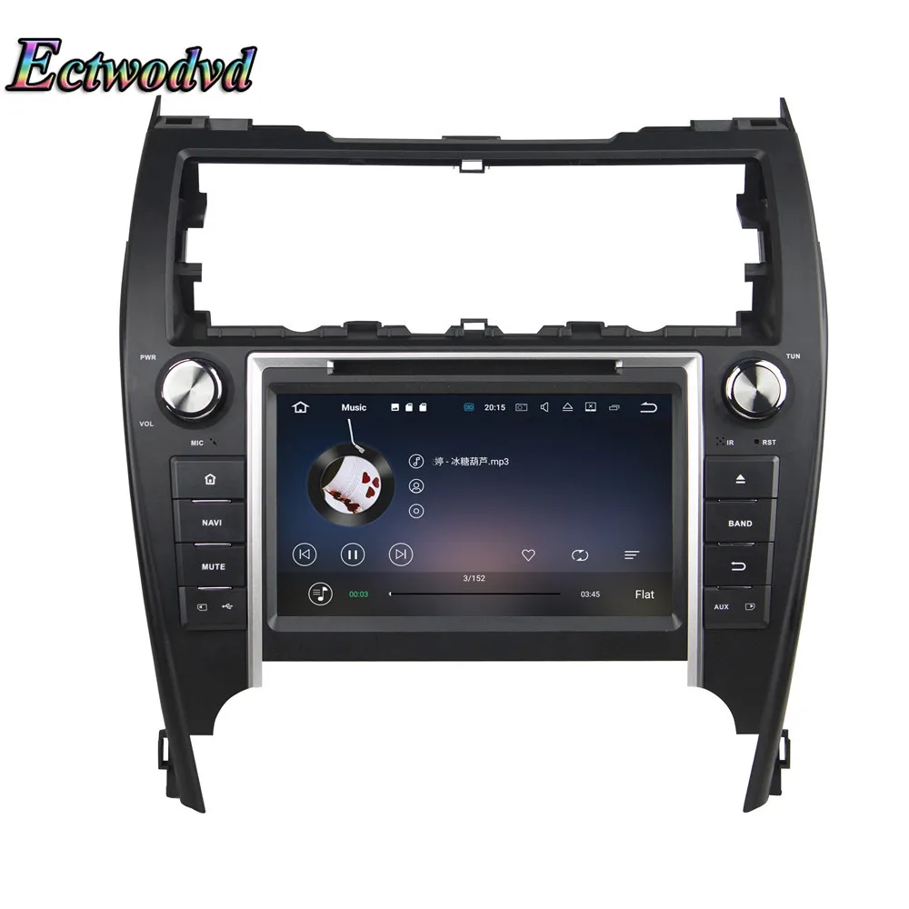 Excellent Ectwodvd Octa Core 4G RAM 64G ROM Android 9.0 Car Multimedia DVD Player GPS HeadUnit For Toyota Camry 2012 US 16