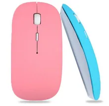 2 4G font b Gaming b font Mouse Gamer Wireless Mice Ultra thin Mouse Wireless USB