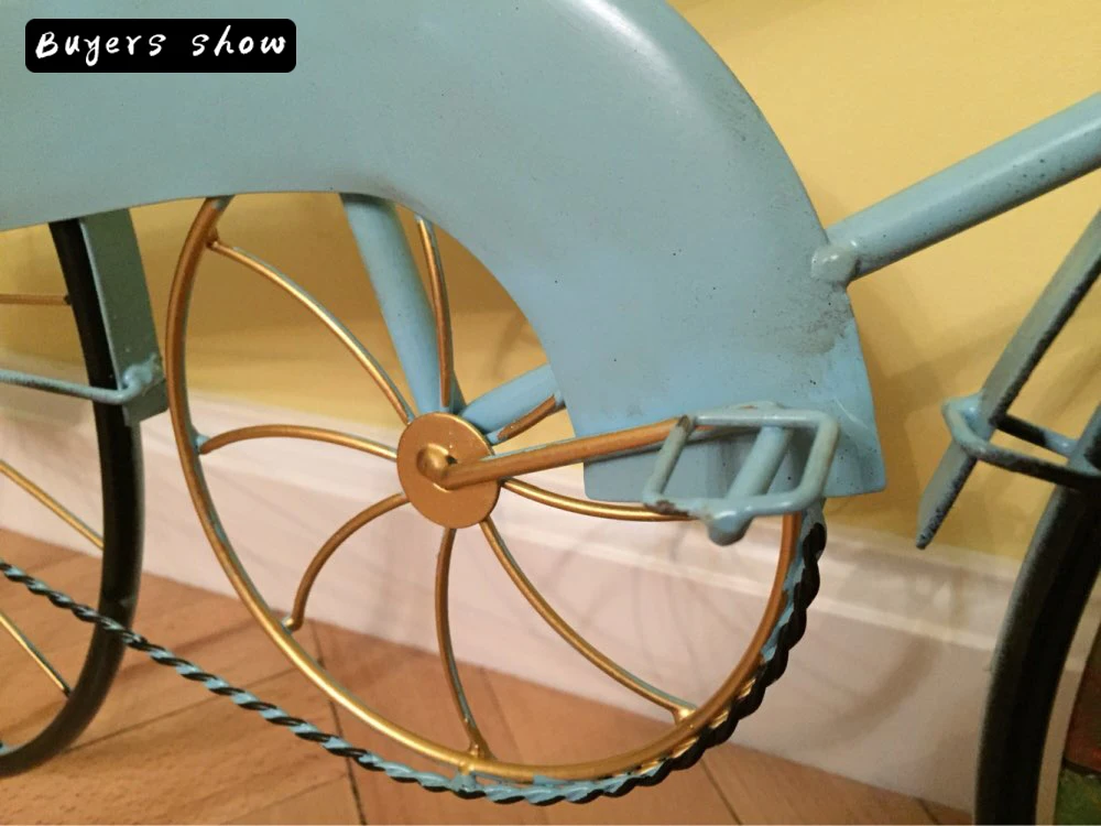 American Retro Bedroom Wall Clock Bicycle Personality Decorative Mural Decorations Home Decoration Accessories Housewarming Gift