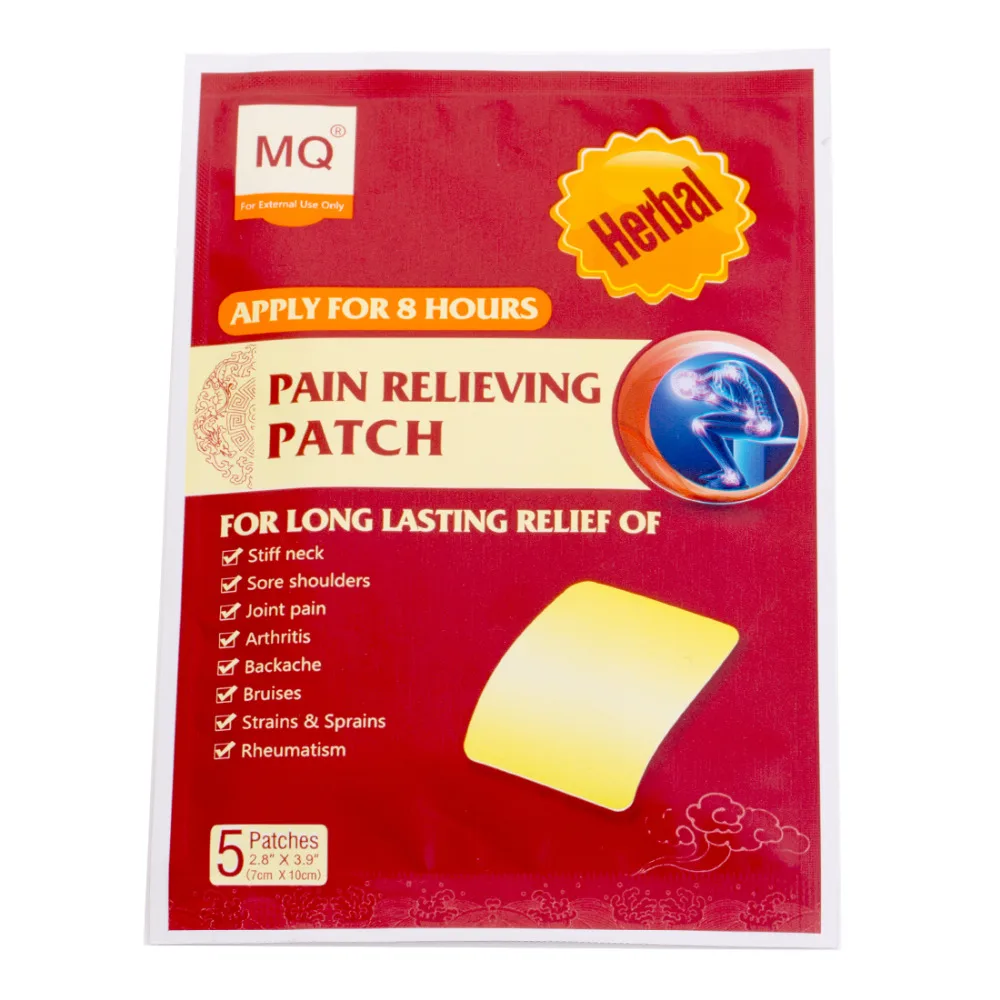 MQHerbalPlaster7X10cmPainRelievingPatch10Pcs2BagsChinese