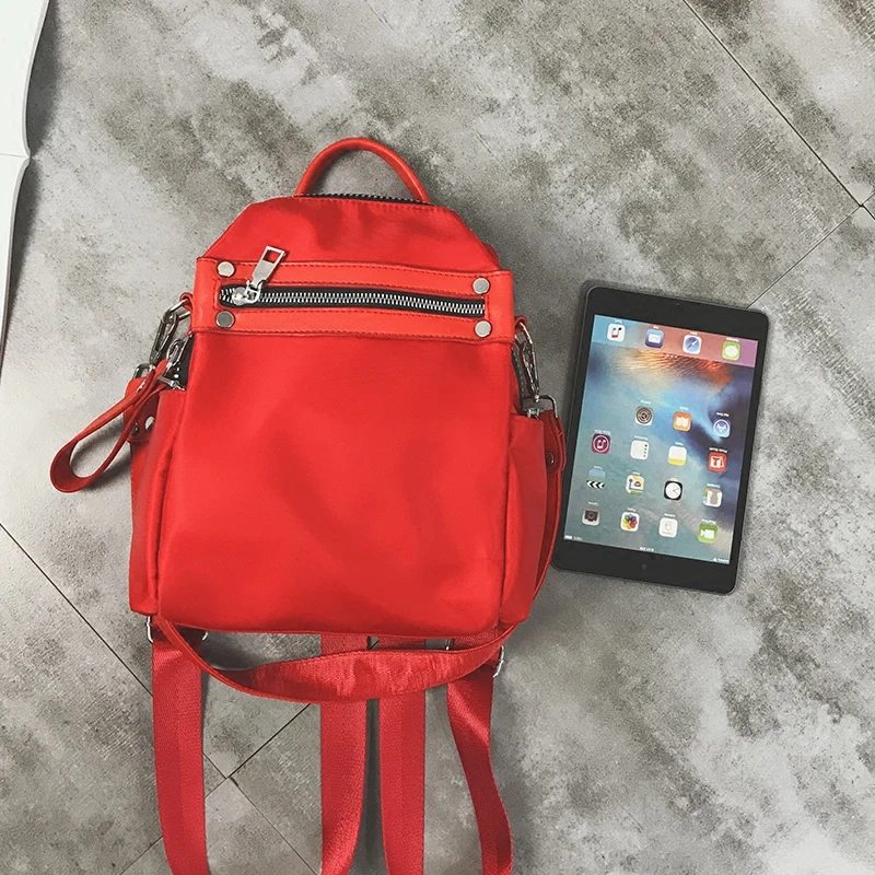 2018 Mochilas de nailon resistentes al agua sólidas para mujer mochila escolar mochila para niñas bolsa de viaje de moda Bolsas Mochilas saco A Dos B 2018 Mochilas de nailon resistentes al agua sólidas para mujer mochila escolar mochila para niñas bolsa de viaje de moda Bolsas Mochilas saco A Dos B
