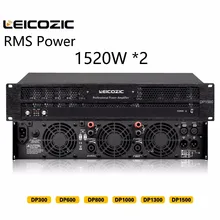 Leicozic DP1500 усилитель высокой мощности 1520 Вт+ 1520 Вт RMS 8 Ом профессиональный усилитель сабвуфера AMP стерео линейный массив усилителей