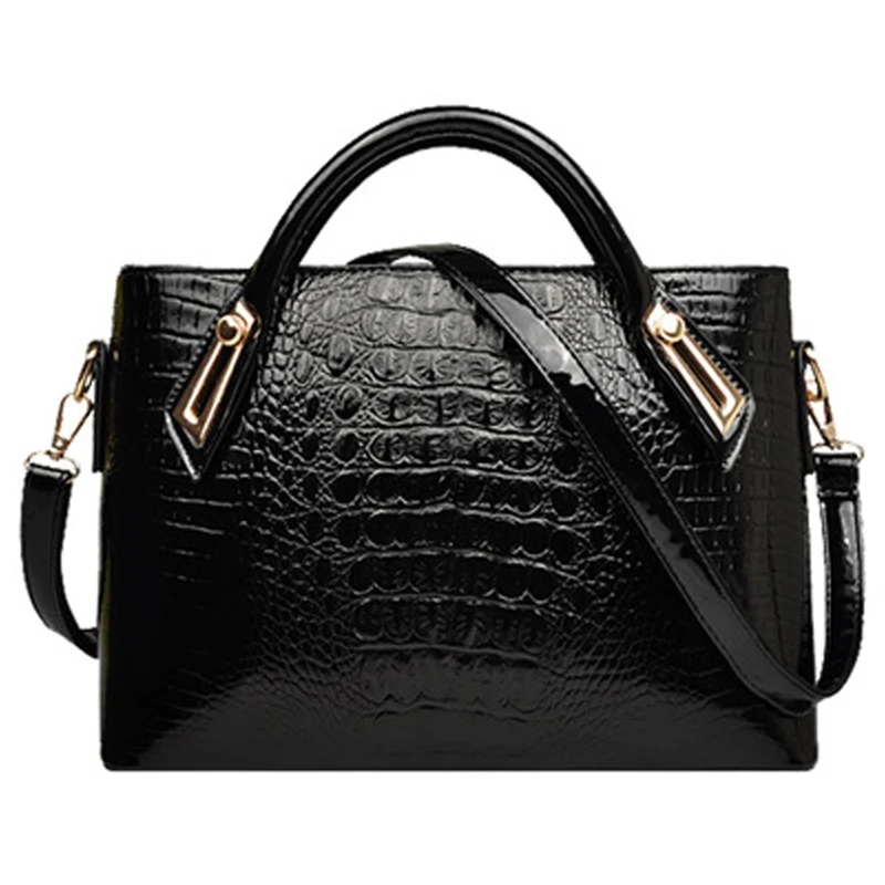 

women's leather handbag women messenger bag alligator clutch purse one shoulder cross-body fashion bags summer style
