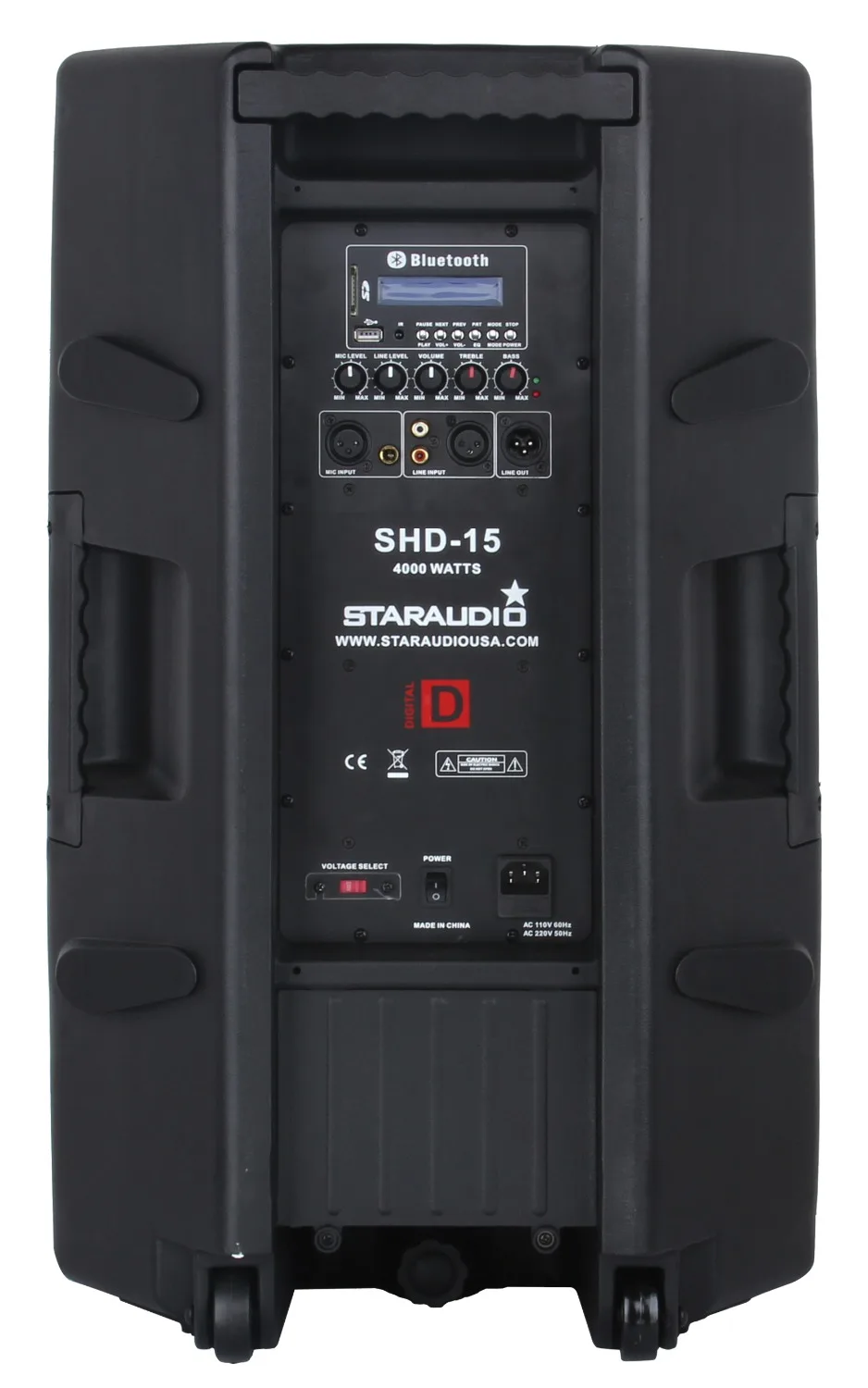 STARAUDIO SHD 15 Pro '񠌐 Вт 2 полосный мощный активный караоке сценический аудио bluetooth