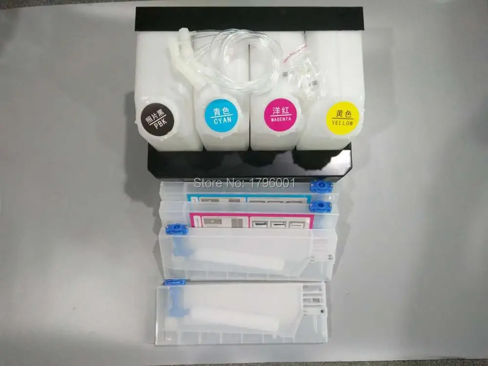

Good Quality! Continuous ink system for Roland/Mimaki/Mutoh large format printer bulk ink system (4tanks+4cartridges)
