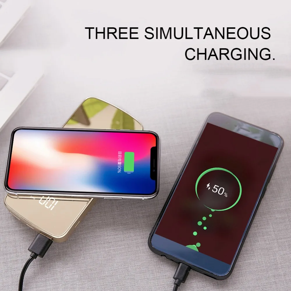 Power Bank 10000mAh QI Wireless Charger Wireless Charging External Battery Pack Dual USB Powerbank for Mobile Phones Poverbank Power Bank 10000mAh QI Wireless Charger Wireless Charging External Battery Pack Dual USB Powerbank for Mobile Phones Poverbank