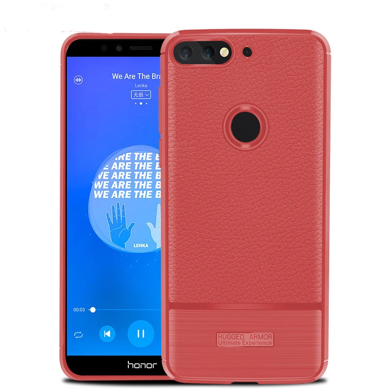 Чехол для Huawei Honor 7A Pro чехлы 7 A роскошный чехол из кожи личи силиконовая Мягкая