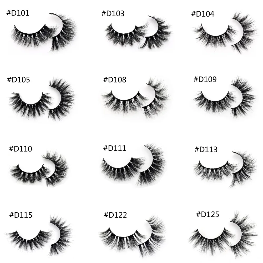 Visofree Eyelashes 3D Mink Lashes Handmade Full Strip Lashes Cruelty Free Luxury Mink Eyelashes Makeup Lash Maquiagem Faux Cils fake eyelashes