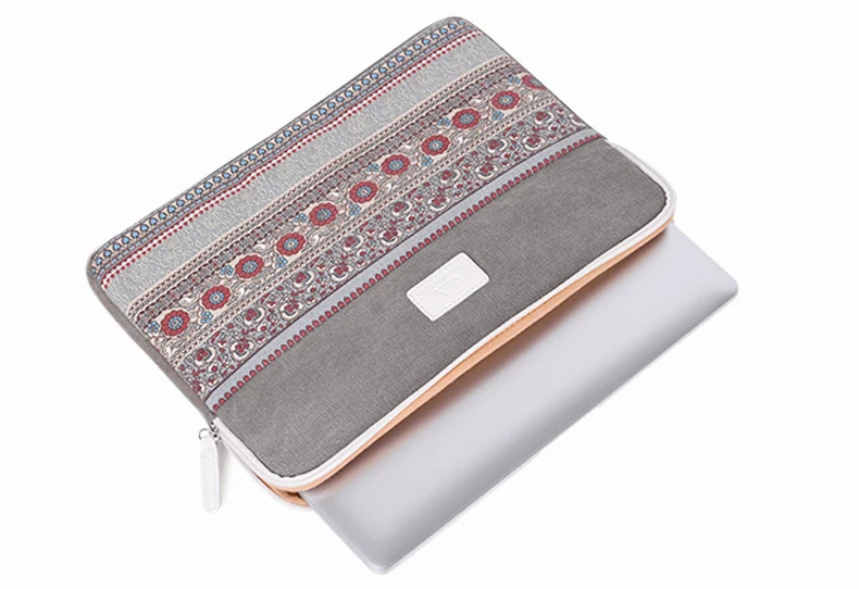 Двухслойная Холщовая Сумка для ноутбука macbook Pro 13 Чехол 11 12 14 15 для Xiaomi notebook Air 12,5 13,3 15,6 женские мужские сумки