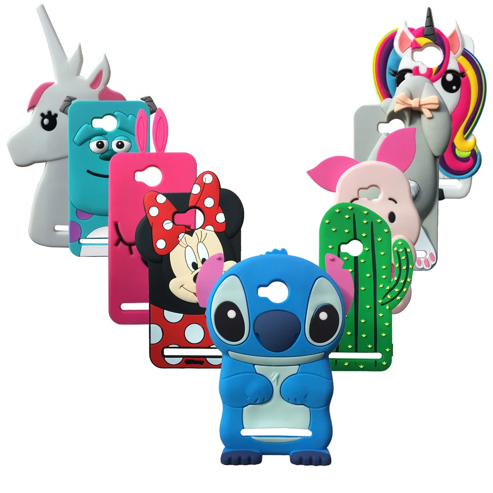 

For Huawei Y3 II 3D Cartoon Silicone Cover Case For Huawei Y3 ii Y3-2 Phone Soft Case For Huawei Y3 II Case Y3 2 Y3II Lua-L21