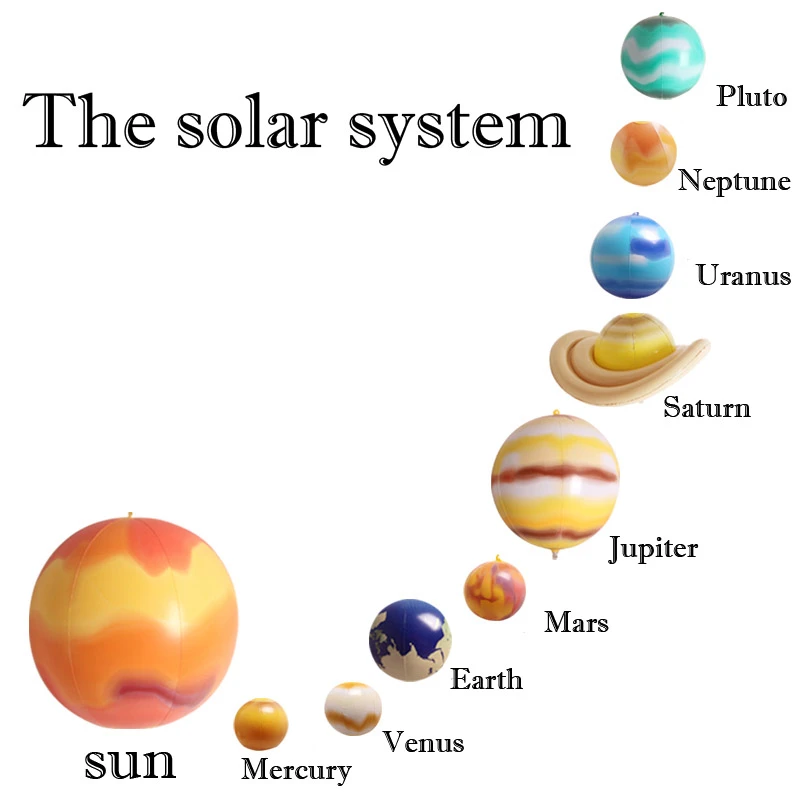solar system beach balls