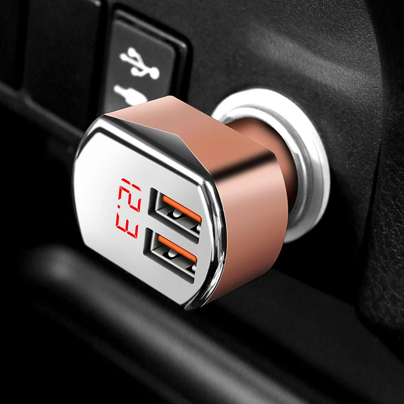 Автомобильная розетка Vacarx зарядное устройство с двумя USB портами