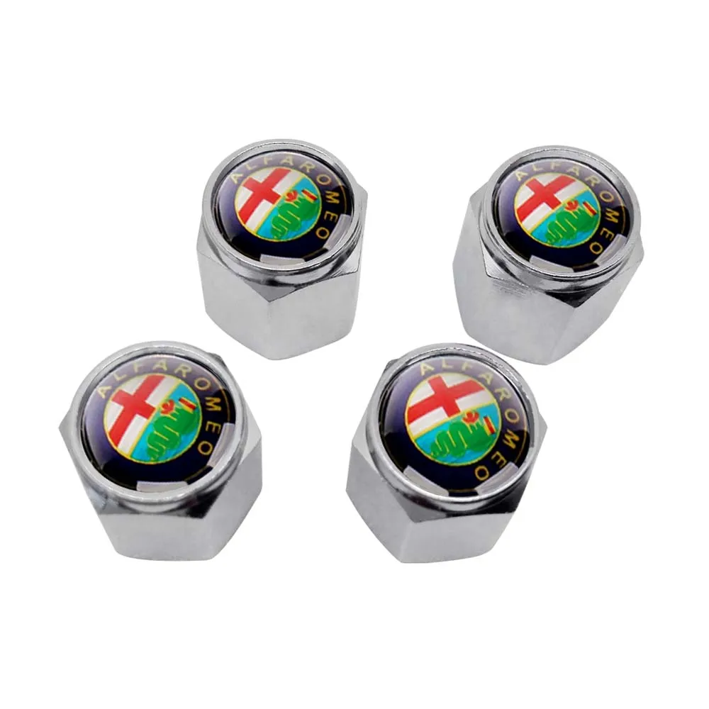 

Auto Accessories Tire Valve Cover Valve Stem Caps Car Valve Cap for Alfa Romeo Mito 159 Giulia Giulietta GT Spider Brera 147gt