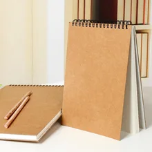 Винтаж A3/A4/A5 30 листов эскиз книга для рисования Профессиональный Крупный рогатый скот карты эскиз бумага книжные школьные принадлежности канцелярские принадлежности