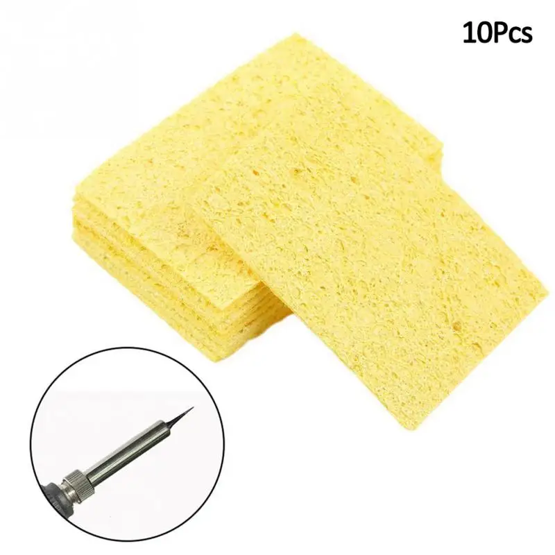 10pcs/set 50x35mm Universal Soldering Iron Replacement Sponges mats