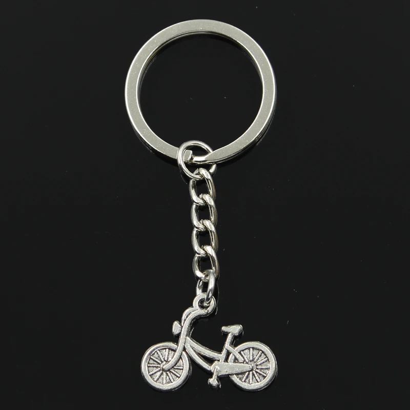 Fashion 30mm Key Ring Metal Key Chain Keychain Jewelry Antique Silver