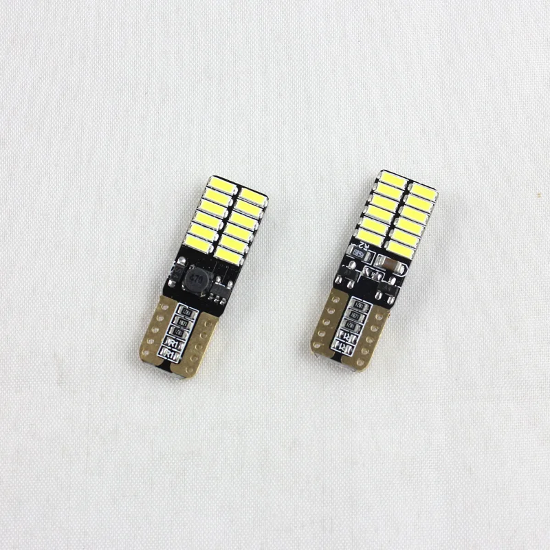 Автомобильный СВЕТОДИОДНЫЙ парковочный фонарь fтрюing Canbus T10 W5W 10LED для Ford Focus Fiesta