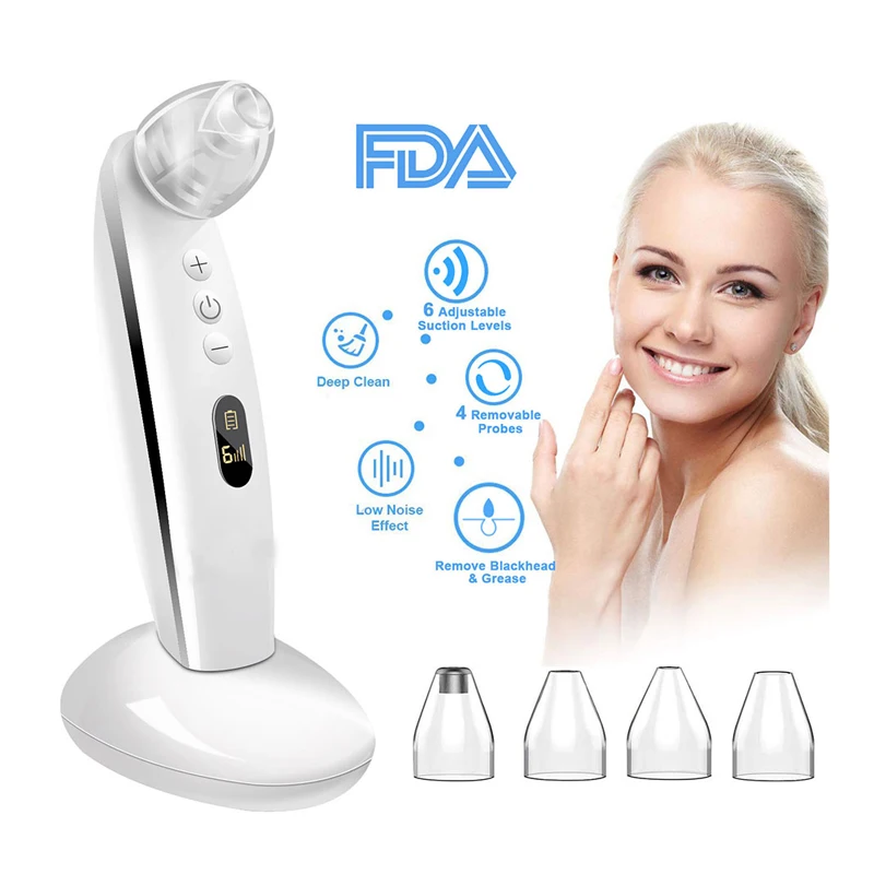 Прибор для вакуумной чистки угрей уход за кожей пор вакуумный нос акне Комедо инструмент всасывания прыщей Удаление прыщей машина